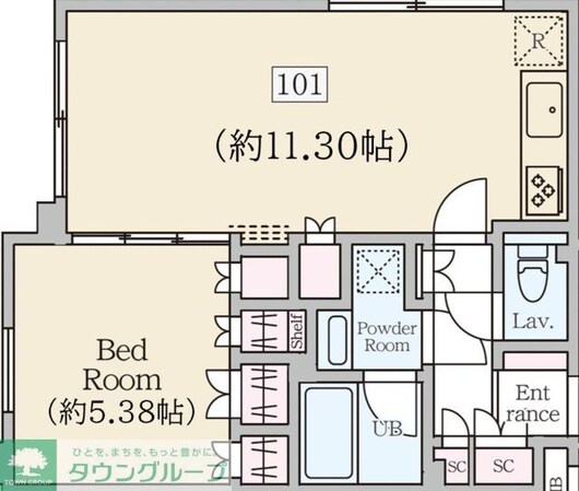 ReveResidence初台の物件間取画像